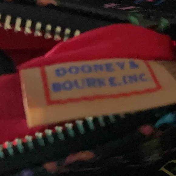 Dooney & Bourke Multicolor Logo Satchel - Picture 5 of 5